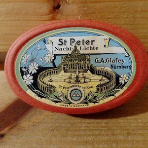 Vintage St Peter Nacht Lichte Floating Candle Wicks Germany